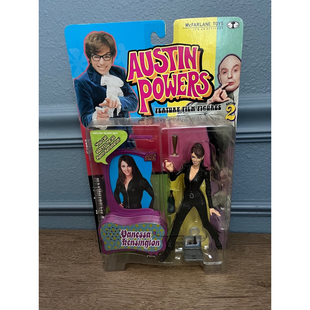 Austin Powers Vanessa Kensington Action Figure McFarlane Toys with Voice Chip